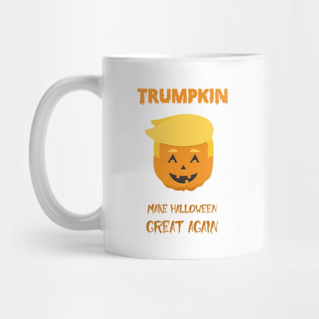 Trumpkin Make Halloween Great Again by Food in a Can